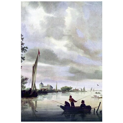  1940      (River Landscape) 3    40. x 59.
