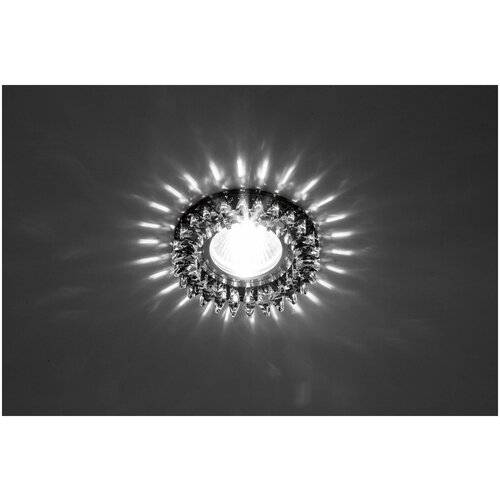  550   Crystal LED 3 Black Max Light