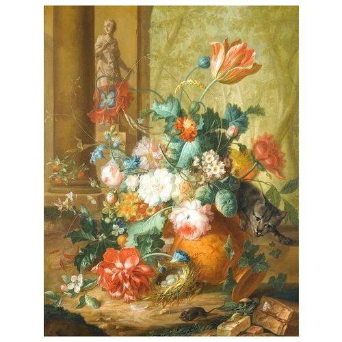  1760       (Flowers in a vase) 22   40. x 52.