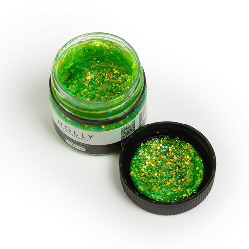  520 Holly Professional   , ,    Glitter Gel Green Mix