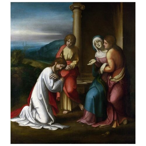  1110        (Christ taking Leave of his Mother)   30. x 34.