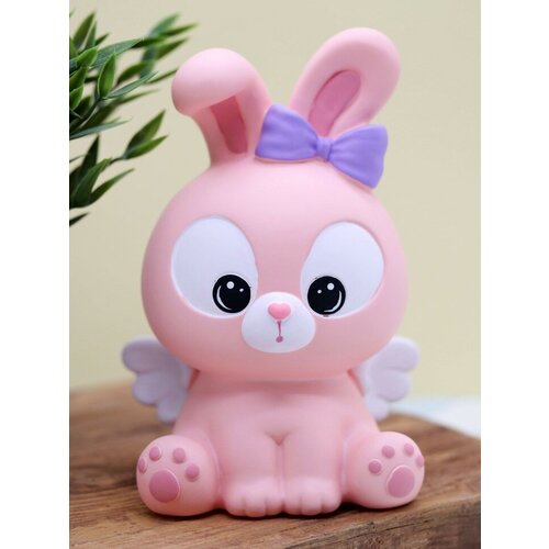  719  ILikeGift Angel bunny pink 1043-15A