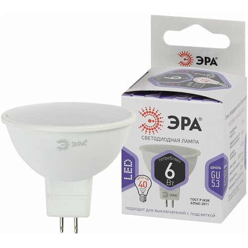 ������ 81� �������� ������������ ��� STD LED MR16-6W-860-GU5.3 GU5.3 6�� ����� �������� ����� ����, 1��