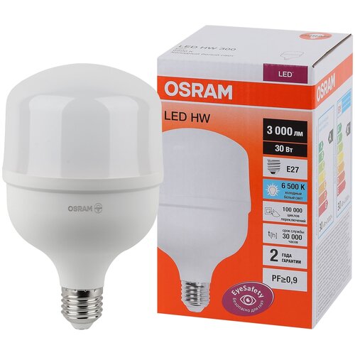 ������ 640� ����� 30�� 76797 LED HW 30W/865 230V E27 3000�� 6500K ������������ ������� ���� OSRAM