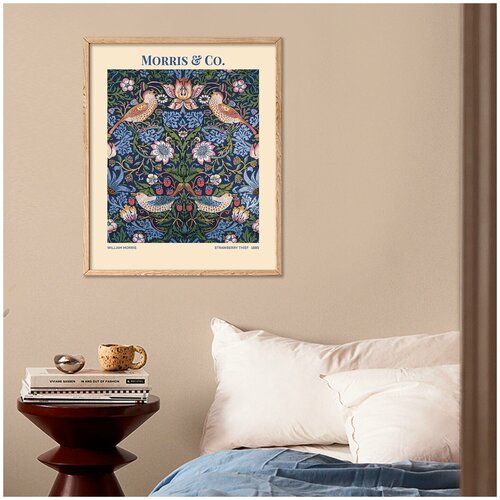 ������ 520� ������ 40�50 MORRIS & Co / Strawberry Thief / William Morris