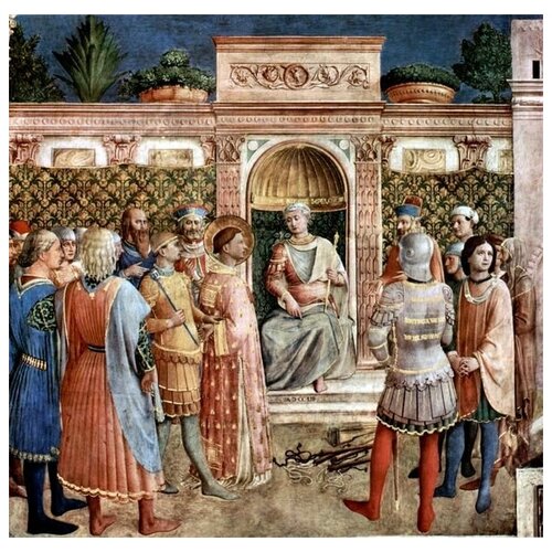  1040    .      9St. Lawrence before the court of the Emperor Valerian)    31. x 30.