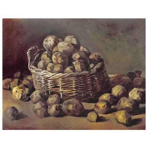  1210        (Still Life With A Basket Of Potatoes)    39. x 30.