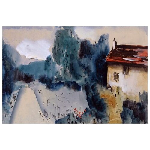  1950      (The rural road) 4   60. x 40.