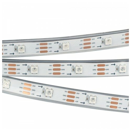 ������ 5497� ������� �����, ������������ ����� SPI-5000P-AM 5V RGB (5060, 150 LED x1, 2812) (Arlight, ��������, IP66)