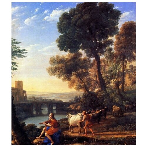  1630         (Landscape with Apollo and Mercury)   40. x 46.