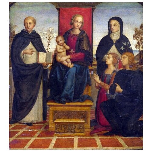  1580         (The Virgin and Child with Saints) 2   40. x 44.