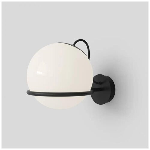  9590  iLamp Globe 10346W/1 BK-WH