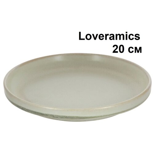  1305  Loveramics Tapas 20 . Salad Plate (Matte Light Green)