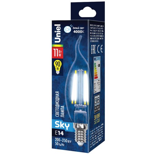 ������ 599� ����� ������������ Led-cw35-11w/4000k/e14/cl Pls02wh ����� 