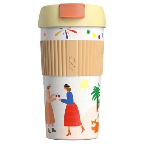 ������ 1734� �����������-������������ KissKissFish Rainbow Vacuum Coffee Tumbler Mini (�����������) .