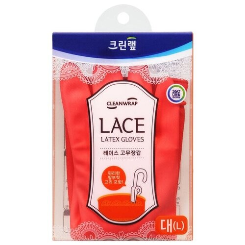  550     LACE LATEX GLOVES (,    ), L