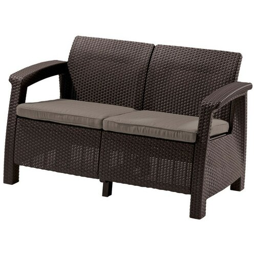  17230 Keter Corfu Love Seat Brown