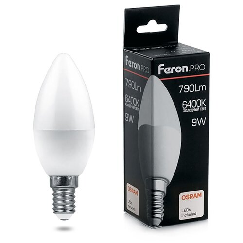 ������ 608� Feron LB-1309 ����� ������������ ����� E27 9W 6400K 1 ��.
