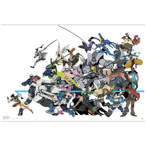  790  ABYstyle: Overwatch: All Characters