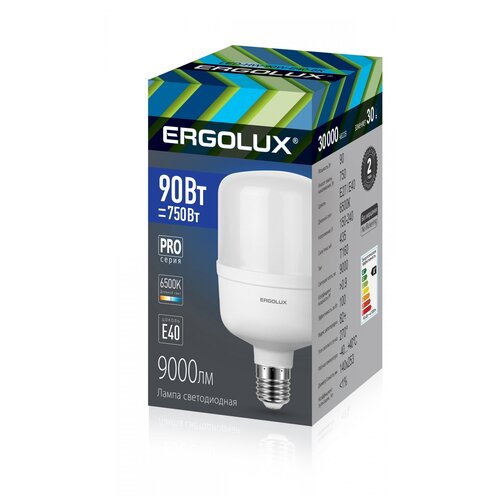 ������ 1488� ������������ ����� Ergolux Led-hw-90w-e40-6k ����� PRO 90�� E40 6500� 150-260� 14332 .