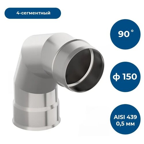������ 750� ����� 90*, � 150, AISI 439/0,5��, ���-2