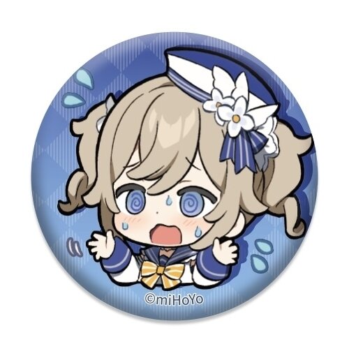  299  Genshin Impact   Chibi Expressions Character Can Badge Barbara 6974696616583