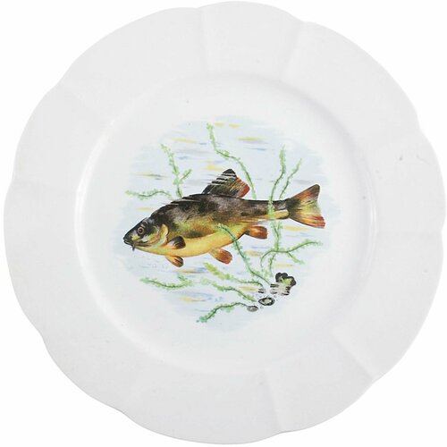 купить 4800р Винтажная тарелка для рыбных блюд 