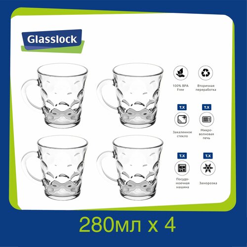  690    Glasslock RM404-4 (280ml  4),    /    /   /   /  / 