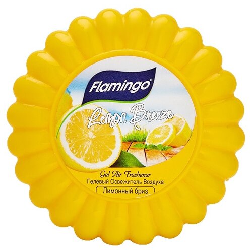  182       FLAMINGO GEL AIR FRESHENER 150 ml lemon breeze