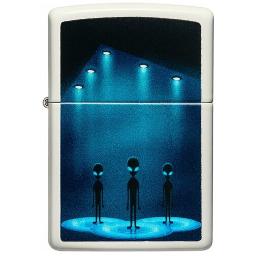  5950  ZIPPO Aliens Design   Glow In The Dark Green, /, , 38x13x57 