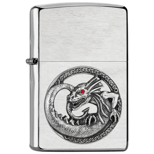  12600   Zippo 2007134    swarovski Brushed Chrome