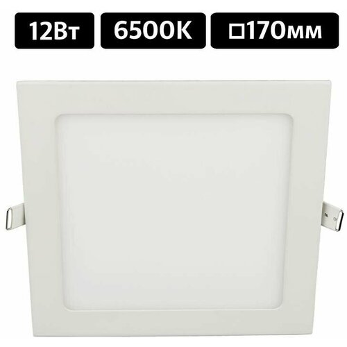  660 Ecola LED downlight .     12W 220V 6500K 170x170x20 DSRD12ELC