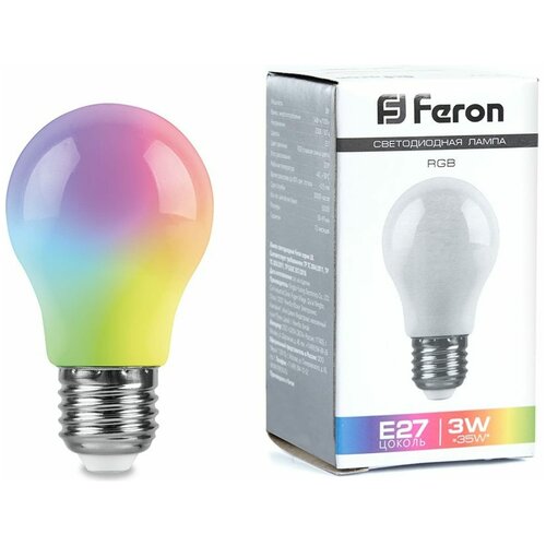  223   Feron 38118 LB-375 E27 3W RGB (  )