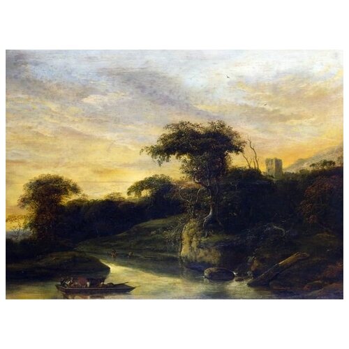  1260          (A Landscape with a River at the Foot of a Hill)    41. x 30.