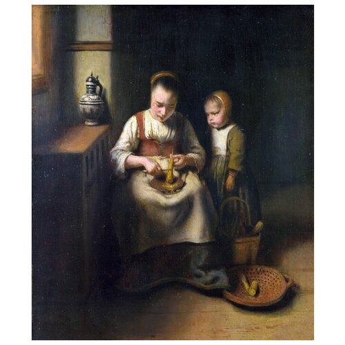  2250       (A Woman scraping Parsnips, with a Child standing by her)   50. x 59.