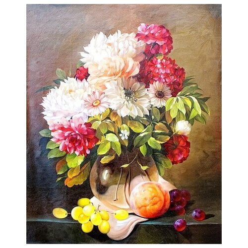  1700       (Flowers in a vase) 33 40. x 49.