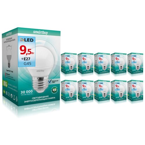  135  (LED)  Smart Buy SBL-G45-9_5-40K-E27