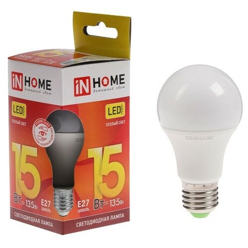  240   IN HOME LED-A60-VC, 27, 15 , 230 , 3000 , 1350 
