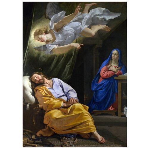  2540       (The Dream of Saint Joseph)    50. x 70.