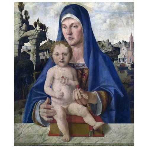  1130       2 (The Virgin and Child)   30. x 36.