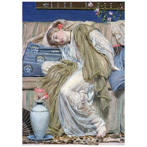  1870      (A Sleeping Girl)    40. x 56.