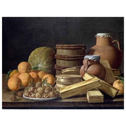  2420          (Still Life with Oranges and Walnuts)   66. x 50.