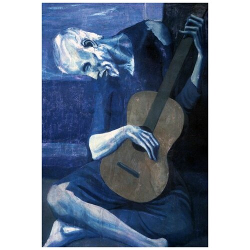  1330      (The Old Guitarist) 30. x 44.