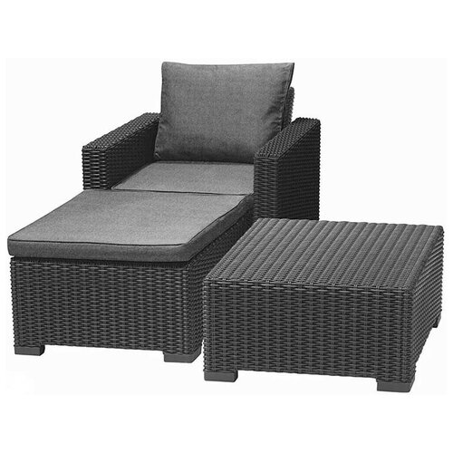  53700   Moorea table + chair + stool with cushion () (17200418)